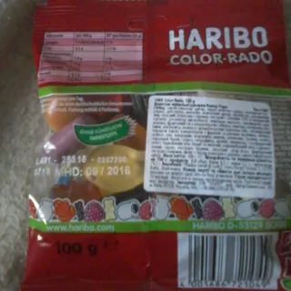 Haribo Color-Rado Chewy Candies 100g — photo 7