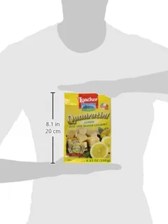 Loacker Quadratini Lemon Cream Wafers 8.82 oz Pack — photo 3
