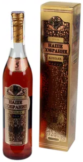 SA Romanesti Cognac Nashe Sobranye 0.5 L 5 Years — photo 2