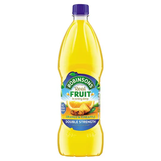 Robinsons Orange & Pineapple No Added Sugar Double Concentrate