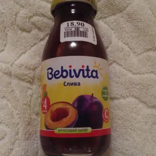 Bebivita Plum Juice 0.2L Glass Bottle from 4 Months — photo 7