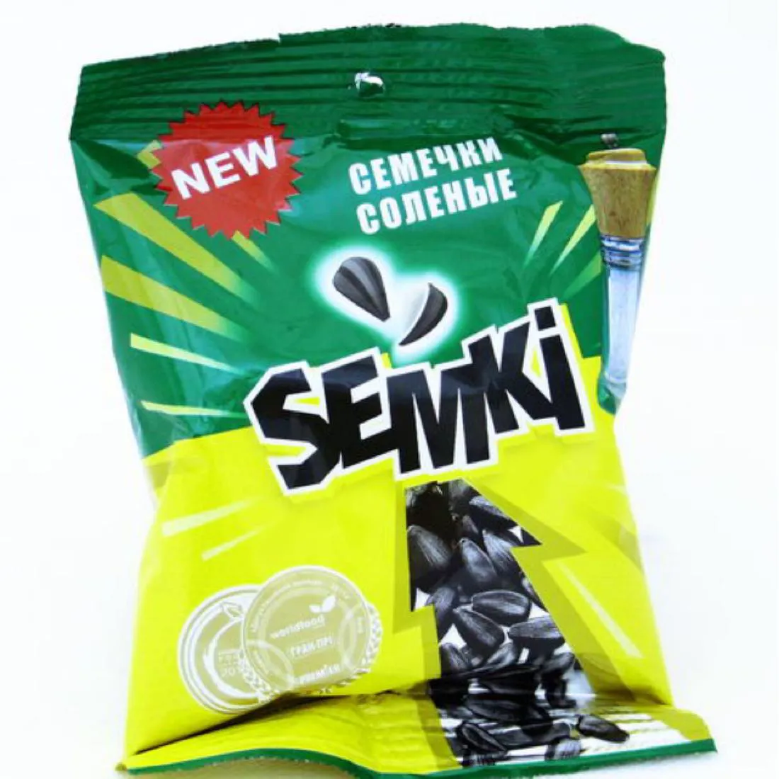 Semki roasted salted sunflower seeds 80g pack