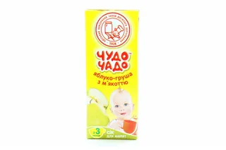 Chudo-chado Apple Pear Juice with Pulp from 3 Months Tetra Pak 200ml — photo 2