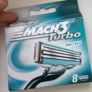 Men's Mach 3 Turbo Razor Cartridges Factory Pack 8 pcs/pack — photo 2