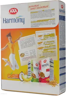 Axa Harmony Multigrain Cereal Flakes with Minerals and Tropical Fruits 250g — photo 2