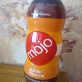 Mojo Cola-Orange Drink with Orange Juice Non-Alcoholic Carbonated Pasteurized 1L — photo 3