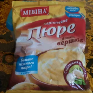 Mivina Potato Puree with Cream Flavor Flow Pack 120g — photo 3