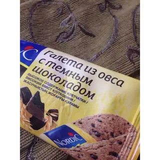 Nordic oat biscuits with dark chocolate 30g — photo 3