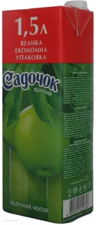 Sadochok Clarified Apple Nectar 1.5L — photo 4