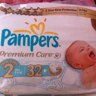 Pampers Premium Care 2 Mini Diapers (3-6kg) 32 pcs — photo 5