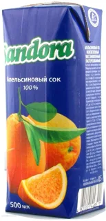 Sandora Orange Juice Tetra Pak 500ml — photo 3
