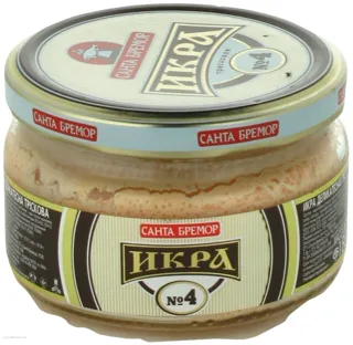 Santa Bremor Cod Roe Delicacy Glass Jar 180g — photo 6