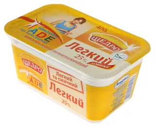 Shchedro Light Soft Low-Calorie Margarine 25% 400g — photo 2