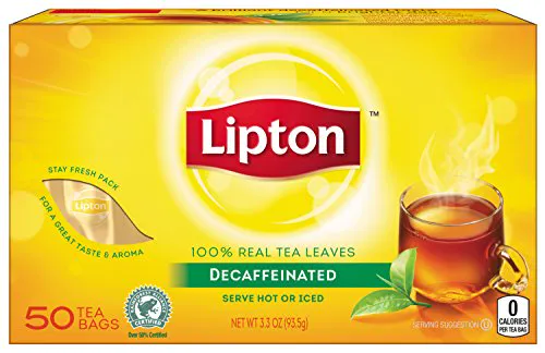 Lipton Tea Bags - Decaffeinated - 48 bags