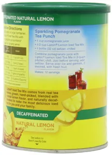Lipton Iced Tea Mix, Decaf Lemon Sweetened 10 Qt — photo 7