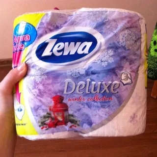 Zewa Deluxe Pure White toilet paper 3-ply 4pcs — photo 6
