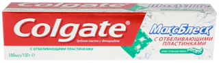 Colgate Max Shine Toothpaste with Whitening Crystals Crystal Mint 100ml — photo 8