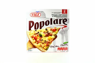 Popolare Pizza with Ham and Mushrooms Vici 315g — photo 3