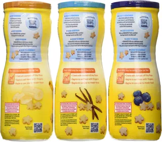 Gerber Graduates Puffs Variety Pack (Vanilla, Blueberry, Banana) - 1.48 oz - 3 Packs — photo 7