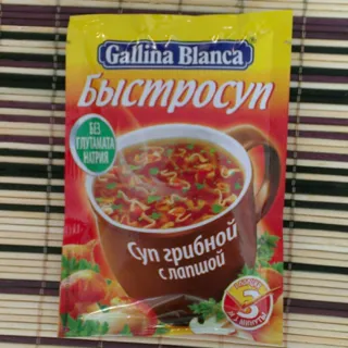Gallina Blanca 15g Mushroom Instant Soup with Noodles — photo 3