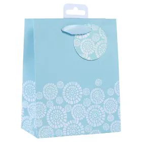 ASDA Blue Circle Design Gift Bag