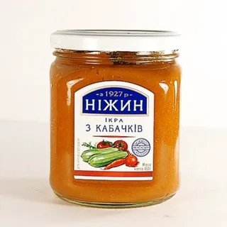 Nyzhyn Zucchini Caviar Glass Jar 450g — photo 2