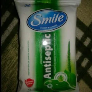 Smile Baby Antibacterial Wet Wipes 15pcs — photo 3