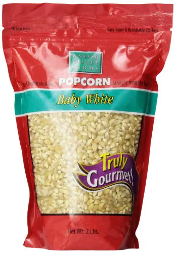 Wabash Valley Farms Gourmet Popcorn Kernels, Baby White, 2 lb