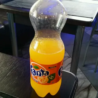 Fanta Orange drink plastic bottle 1L — photo 9