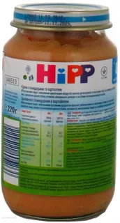Hipp Chicken in Mashed Potatoes with Tomatoes 220g — photo 2