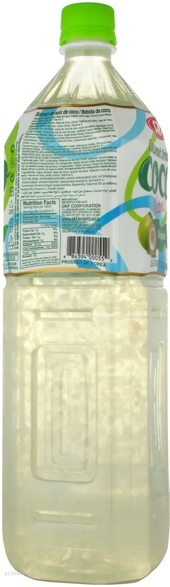 Coconut Drink Non-Alcoholic Still Plastic Bottle 1500ml