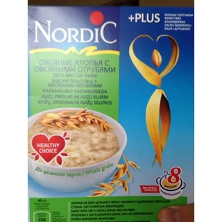 Nordic Oat Flakes with Oat Bran, 600g — photo 2
