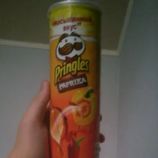 Pringles Paprika Potato Chips Tube 165g — photo 8