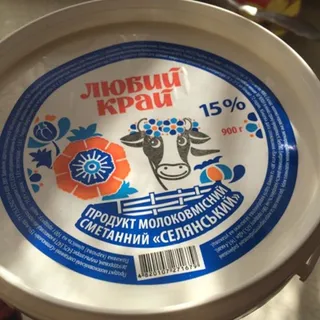 Tulchynka Sour Cream Product 15% 900g — photo 2