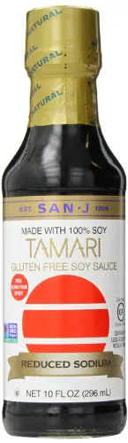 Скло San-j Тамарі без глютену White Label соус, 10 унцій