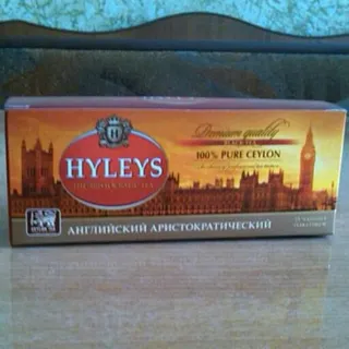 Hyleys English Aristocratic Black Tea 25 bags — photo 6