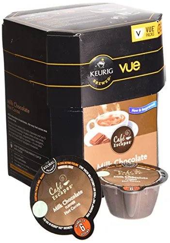 Keurig чашки для пивоварів Vue, гарячий какао з молочним шоколадом (16 шт.)