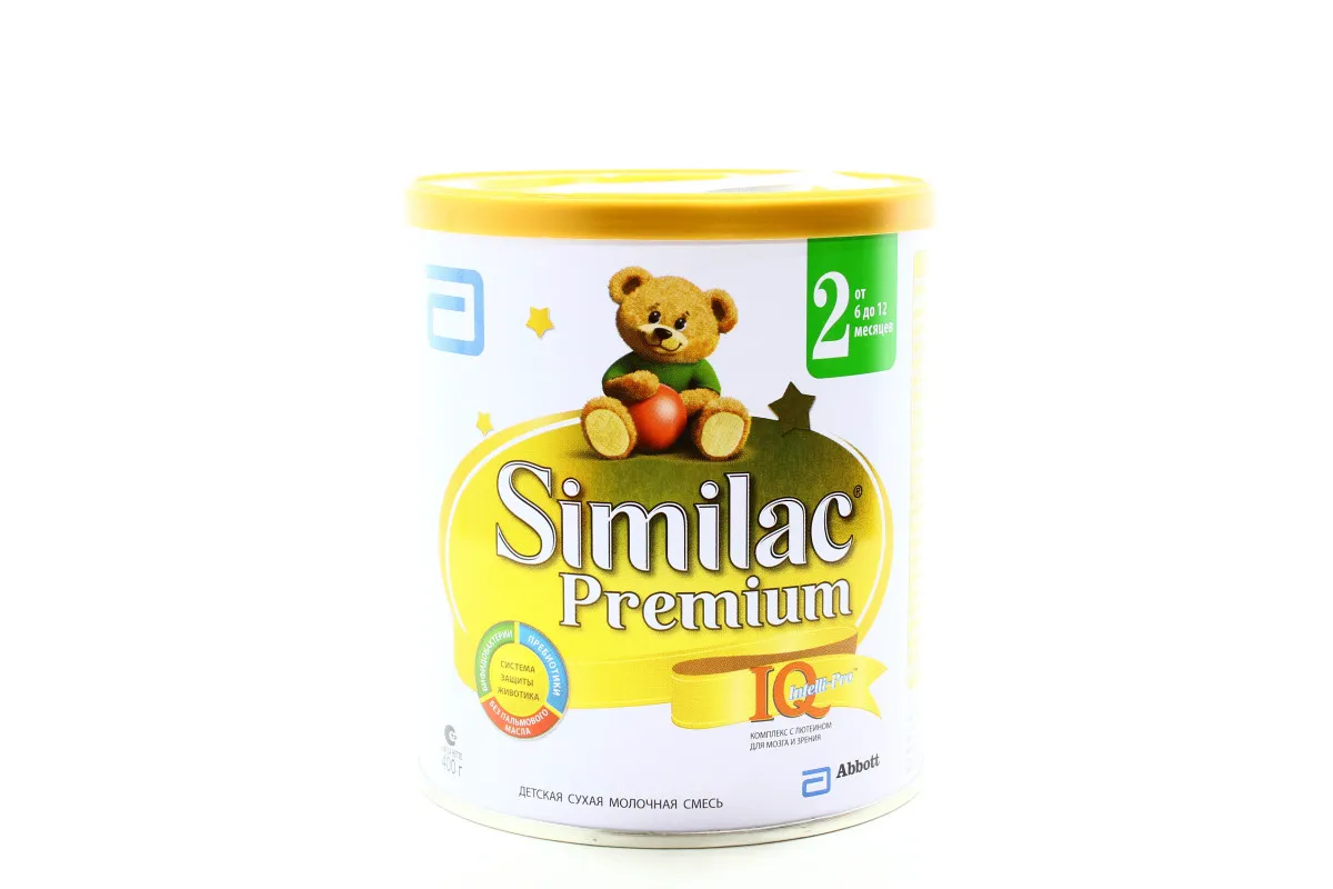 Similac Premium 2 Dry Milk Formula for 6-12 Months, Palm Oil Free, 400g