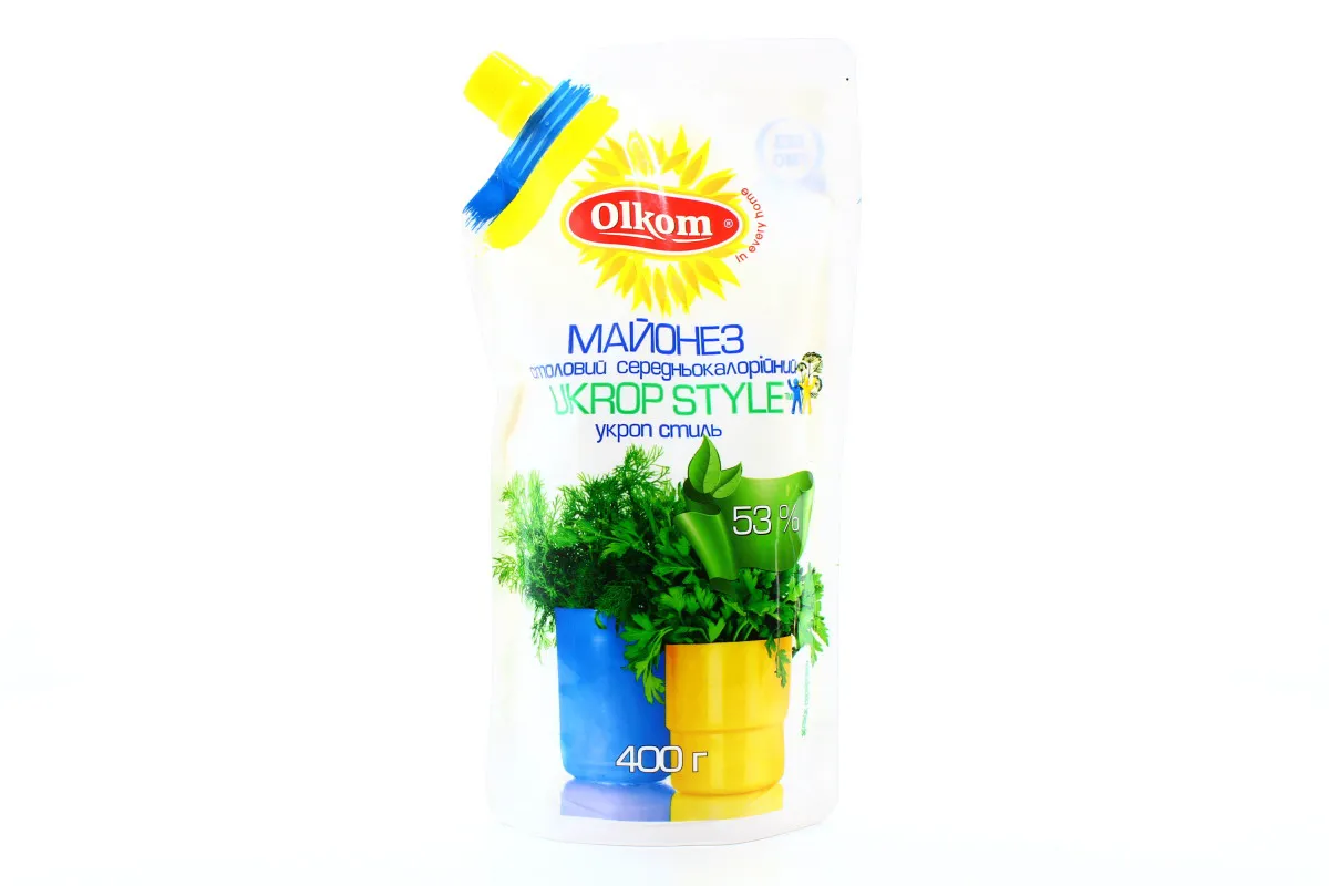 Olkom Mayonnaise Dill Style 53% 400g