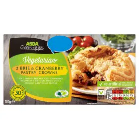 Asda Вегетаріанський брі з журавлиною кондитерські коронки