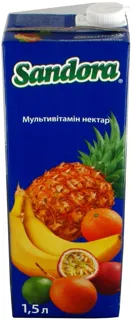 Sandora Multivitamin Nectar Tetra Pak 1.5L — photo 2