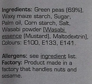 Yutaka Wasabi Peas 2kg (packaged) — photo 3