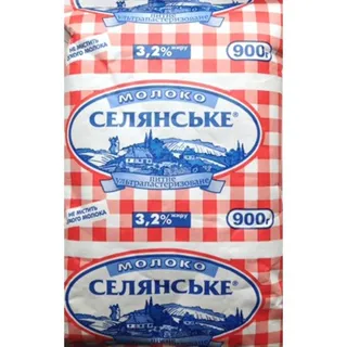 Selianskoe Ultra-Pasteurized Milk 3.2% Tetra Pak 900g — photo 8