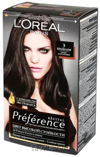 L'Oreal Preference Recital Hair Dye Shade 3 — photo 4