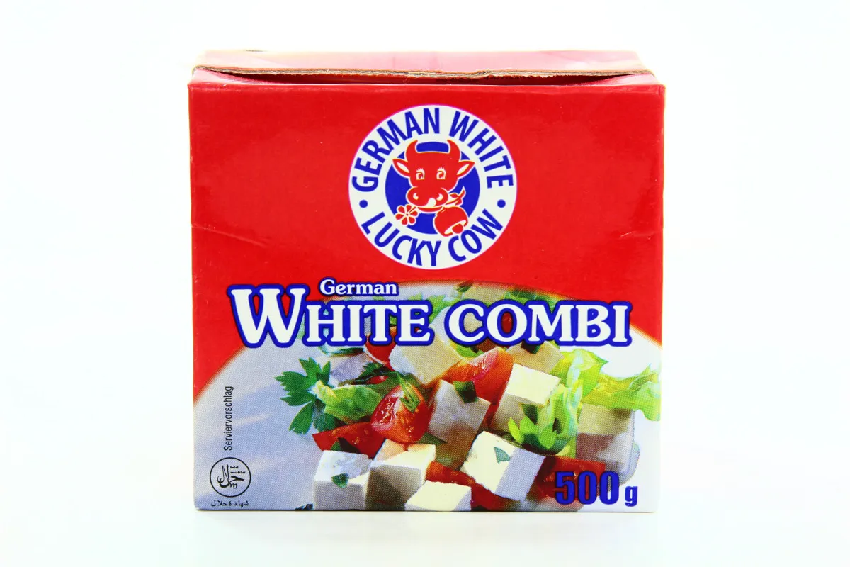 Lucky Cow White Combo Cheese Product 23% 500g Germany x12