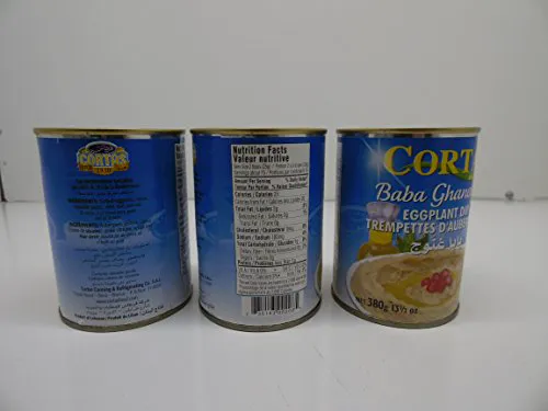 Cortas Baba Ganoush Eggplant Dip 13.4 oz x 3