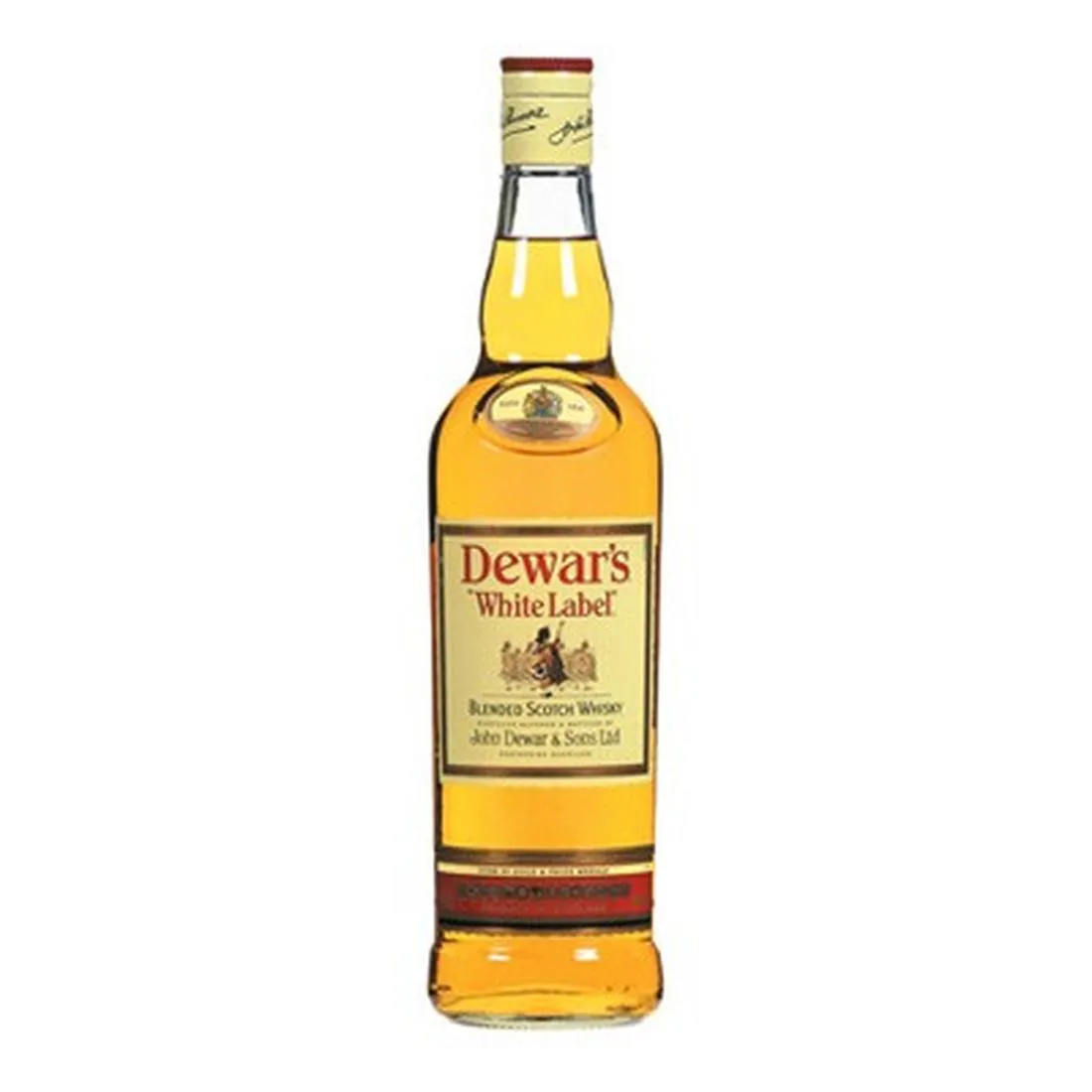Dewars White Label Whiskey 40% 0.75L Glass Bottle