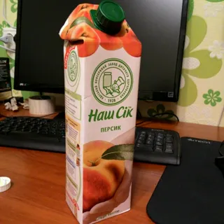 Nash Sok Peach Juice Tetra Pak 950ml — photo 8