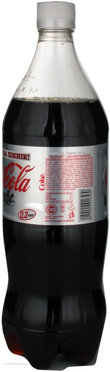 Напій Coca Cola Light пластикова пляшка 1л