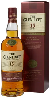 Whiskey Glenlivet single malt 40% 15yrs 700ml in a box Scotland — photo 6